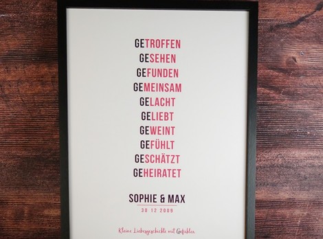 Personalisierbares Ge-Fühle Poster (Foto 1)